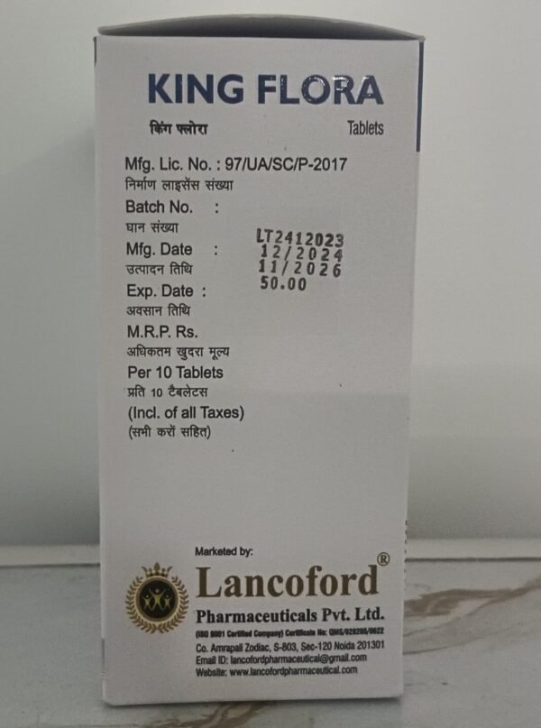 Flora Tablet King Flora Tablet – lancofordpharmaceuticals